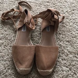 Steve Madden Blush wrap espadrilles